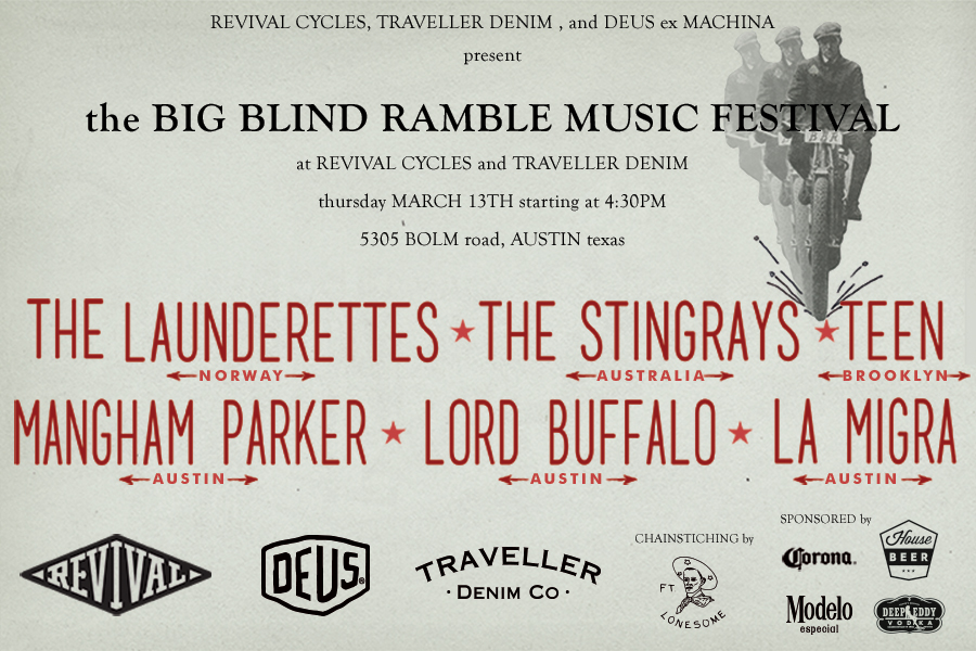 Deus Ex Machina, Bearded Lady, SXSW, Big Blind Ramble